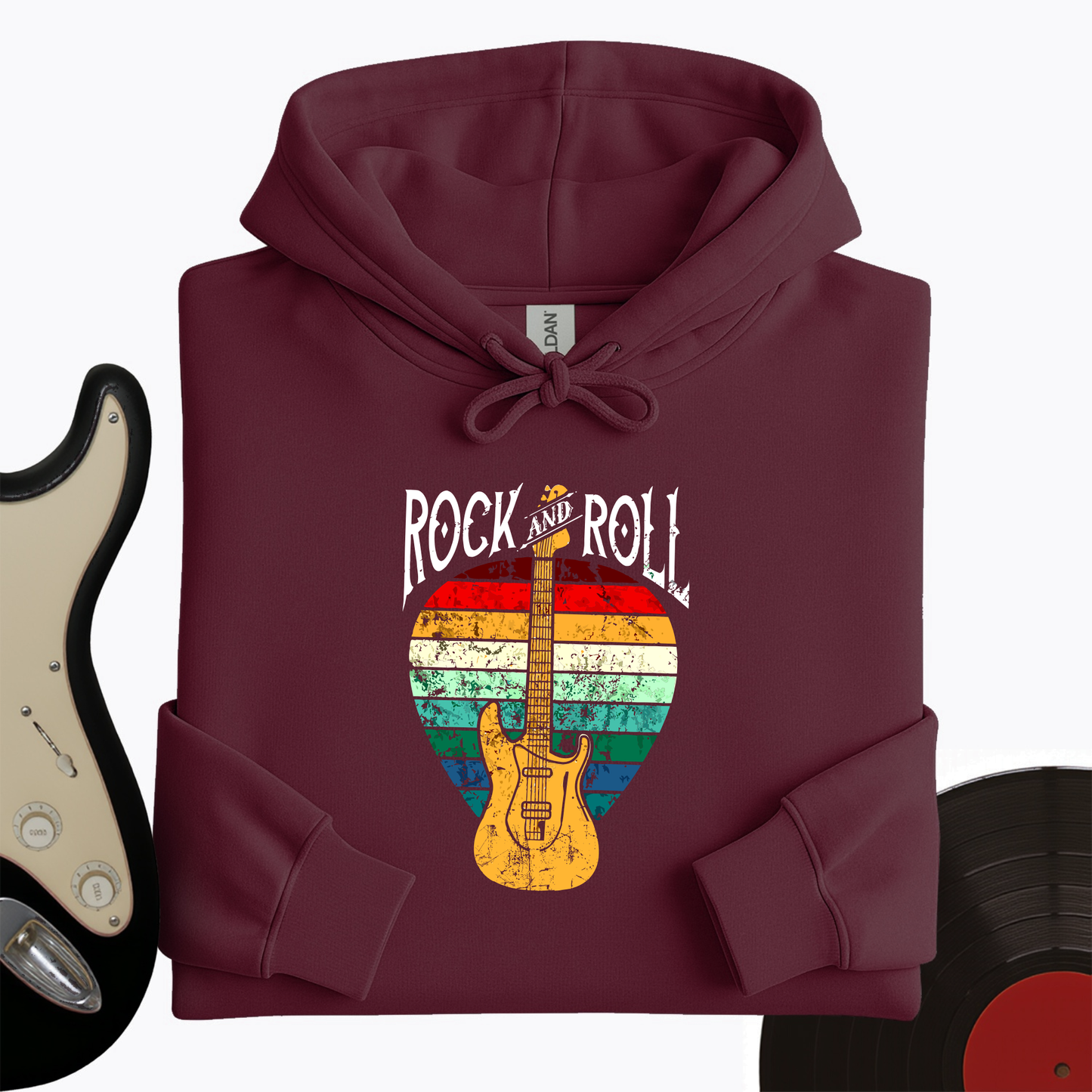 Rock and Roll Pick Hoodie