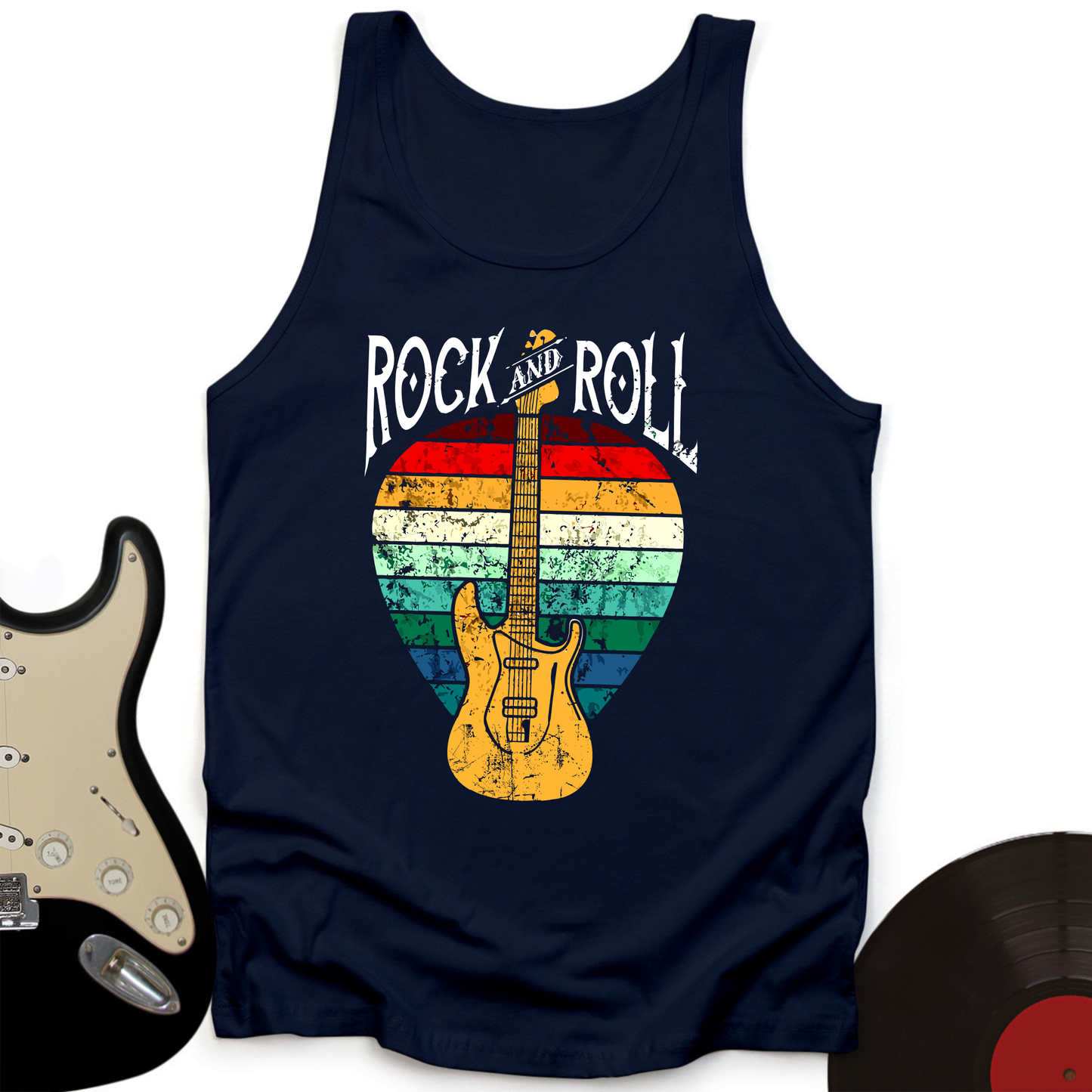 Rock and Roll Pick Tank Top