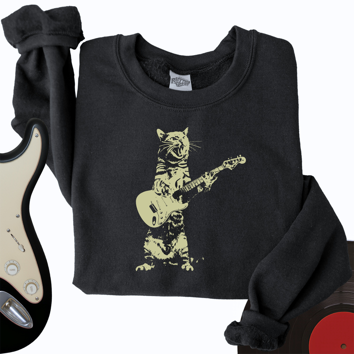 Rock and Roll Kitten Crewneck
