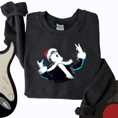Rock and Roll Santa Crewneck
