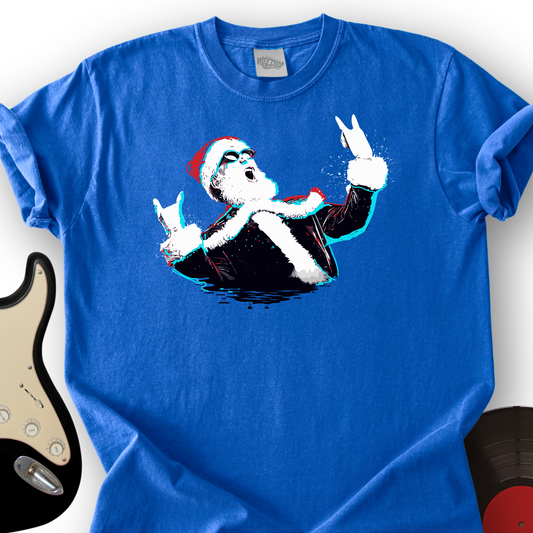Rock and Roll Santa T-Shirt