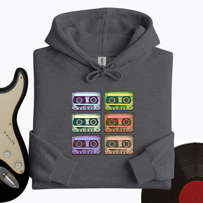 Retro Rock Tapes Hoodie