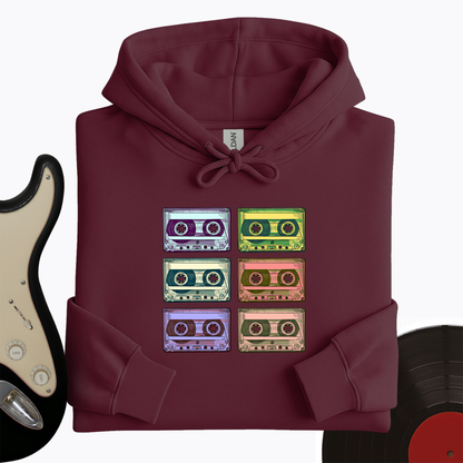 Retro Rock Tapes Hoodie