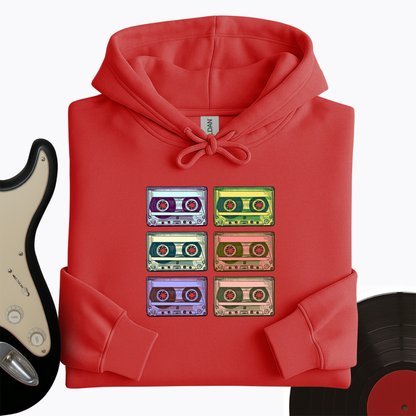 Retro Rock Tapes Hoodie