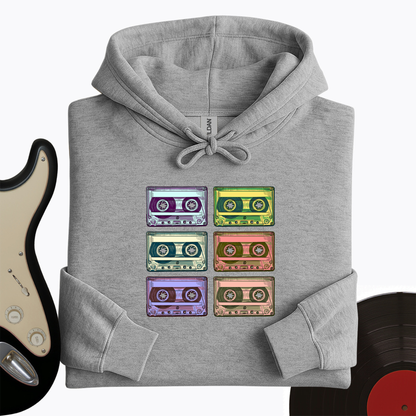 Retro Rock Tapes Hoodie