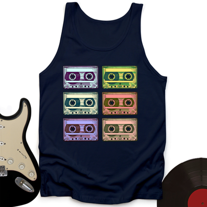 Retro Rock Tapes Tank Top