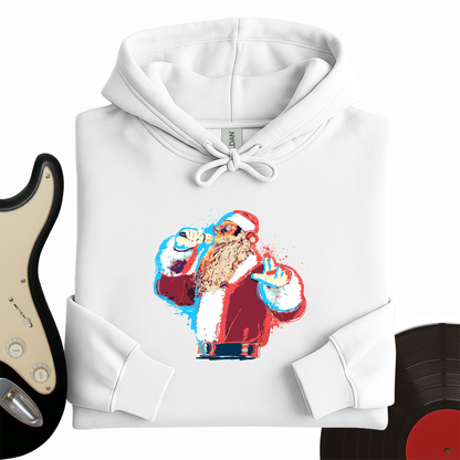 Santa On The Mic Hoodie