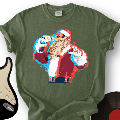 Santa On The Mic T-Shirt