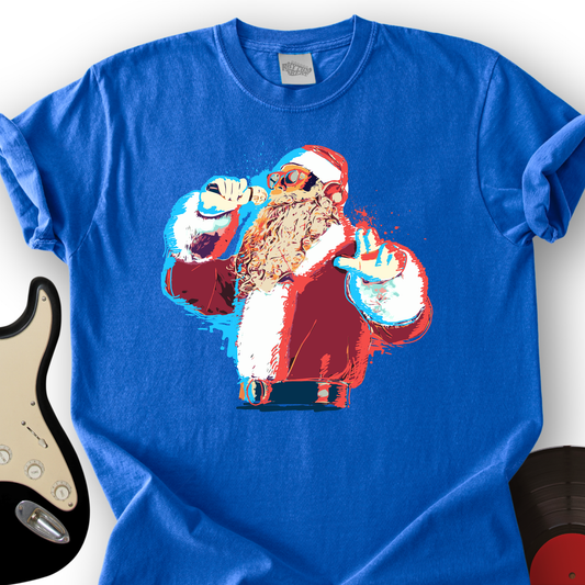 Santa On The Mic T-Shirt