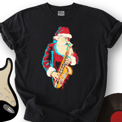 Santa Saxophone T-Shirt