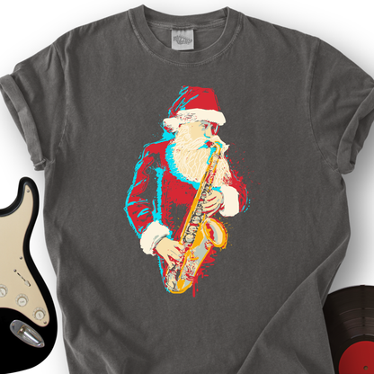 Santa Saxophone T-Shirt