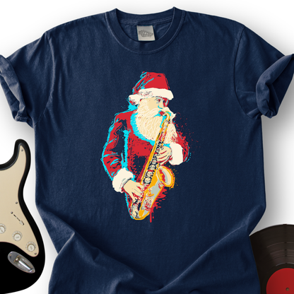 Santa Saxophone T-Shirt