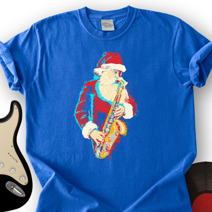 Santa Saxophone T-Shirt