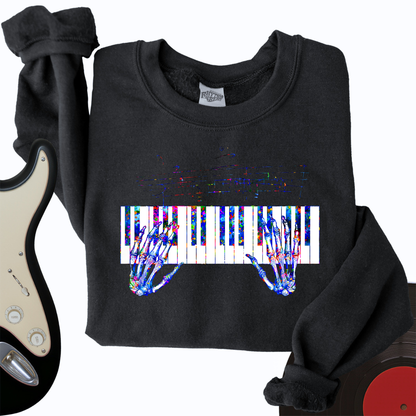 Skeleton Symphony Crewneck