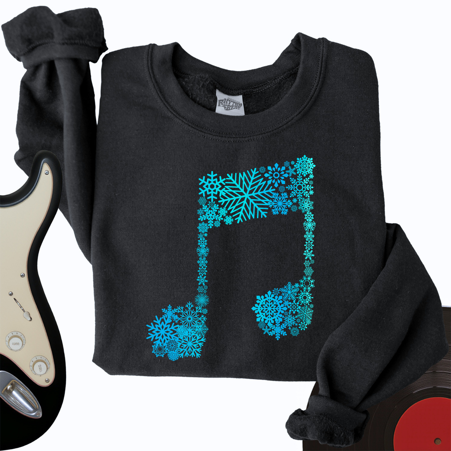Snowflake Note Crewneck