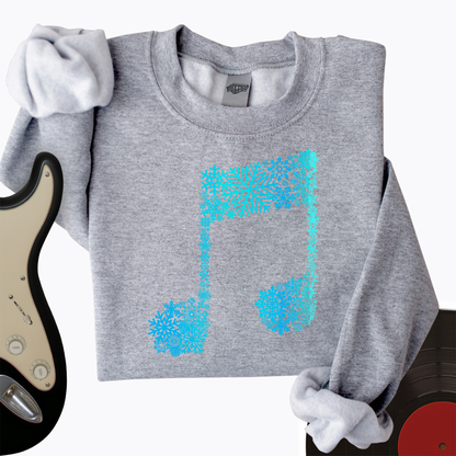 Snowflake Note Crewneck