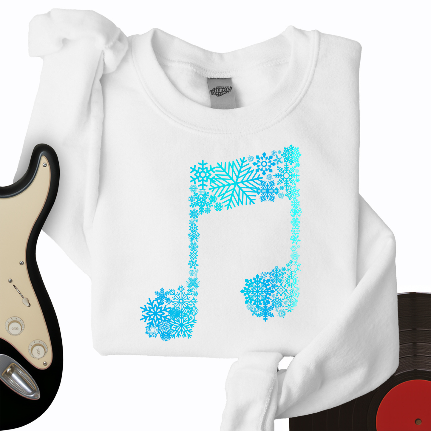 Snowflake Note Crewneck