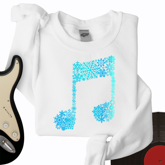 Snowflake Note Crewneck