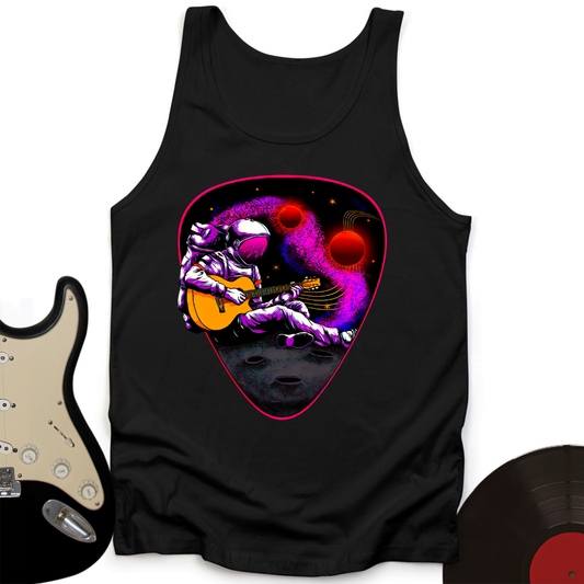 Space Guitar Plectrum Tank Top