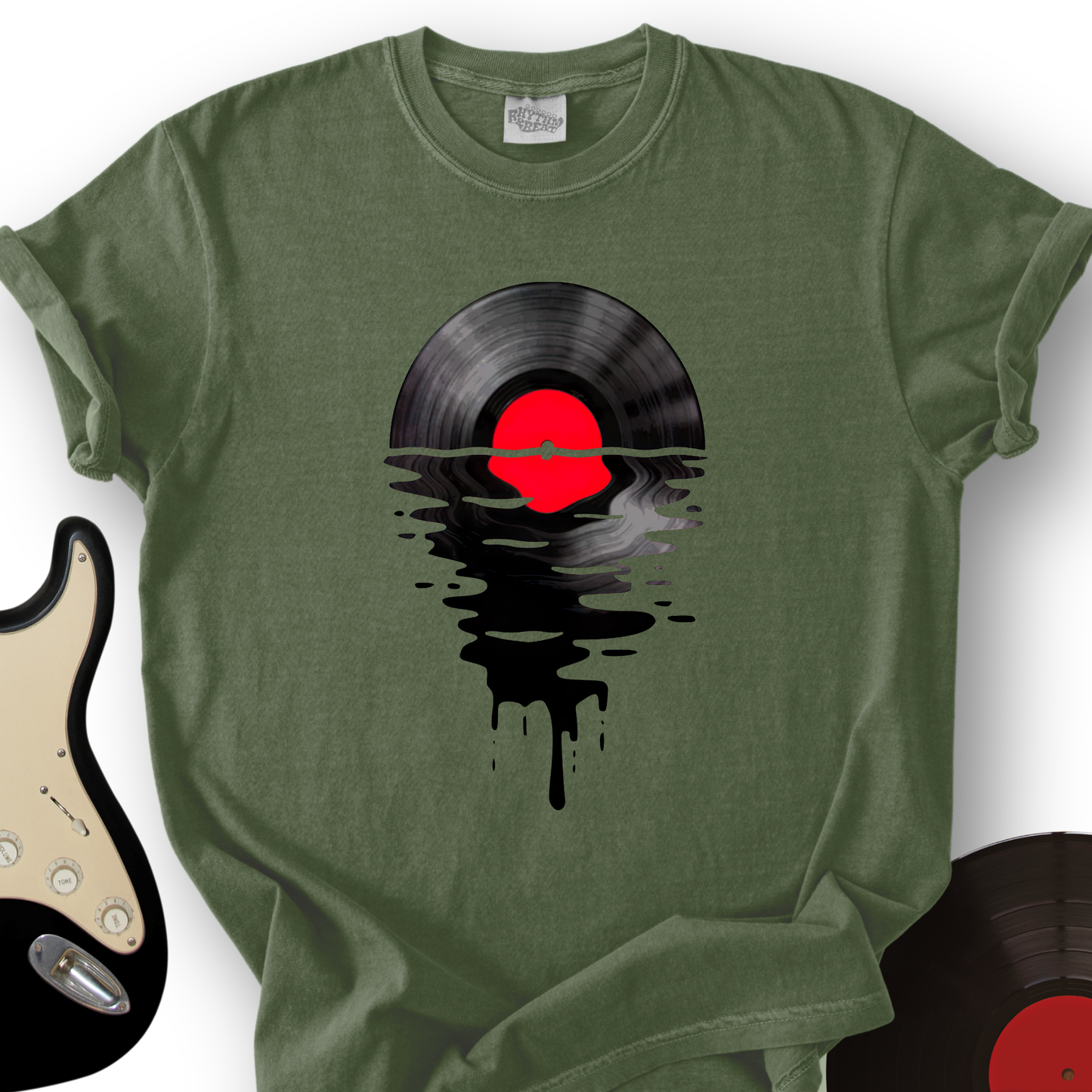 Melting Vinyl T-Shirt