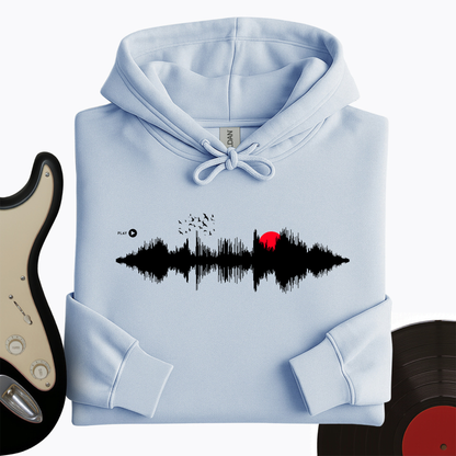 Sunset Soundwave Hoodie