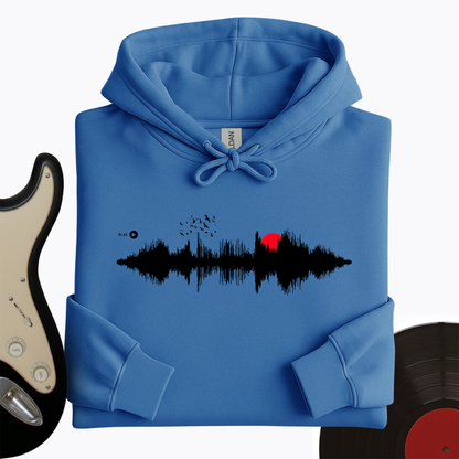 Sunset Soundwave Hoodie