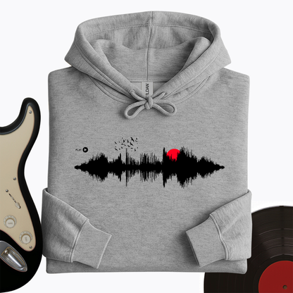 Sunset Soundwave Hoodie