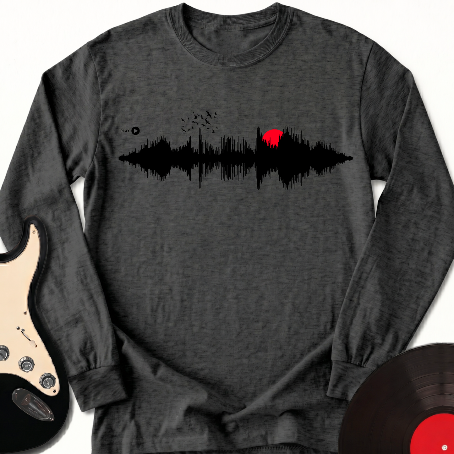 Sunset Soundwave Long Sleeve