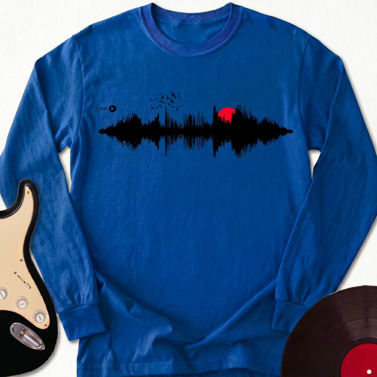 Sunset Soundwave Long Sleeve