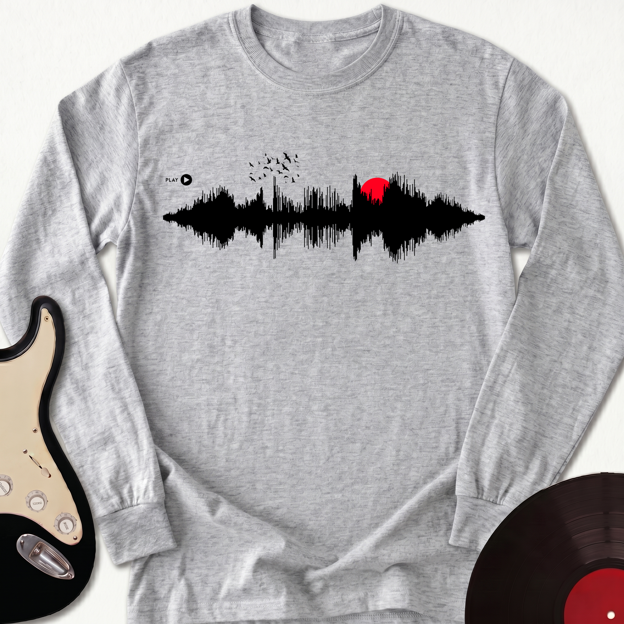 Sunset Soundwave Long Sleeve – Rhythm And Beat