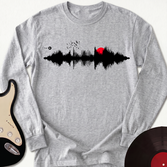 Sunset Soundwave Long Sleeve