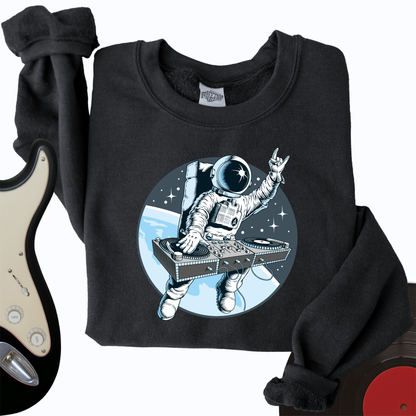 Outer Space DJ Crewneck
