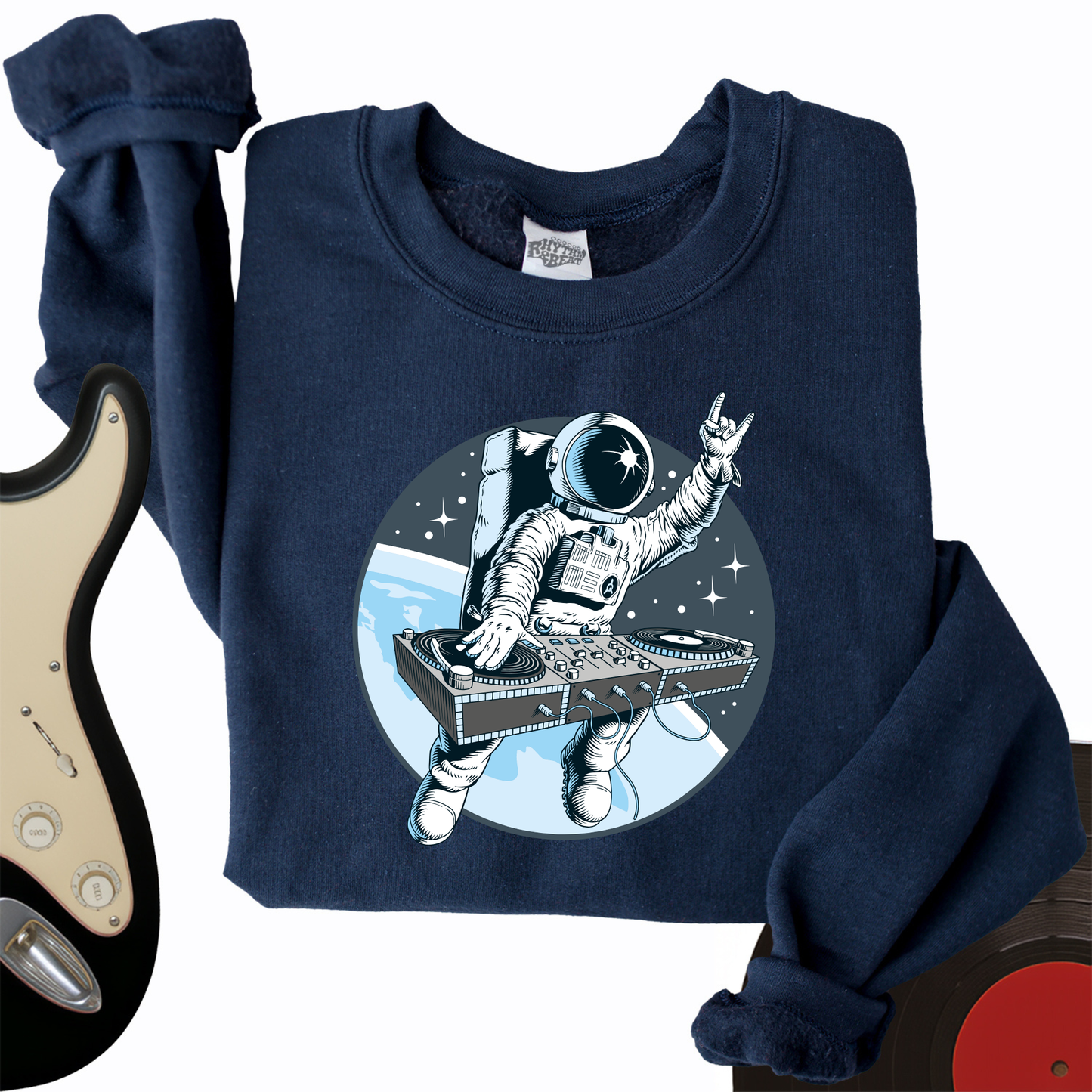 Outer Space DJ Crewneck
