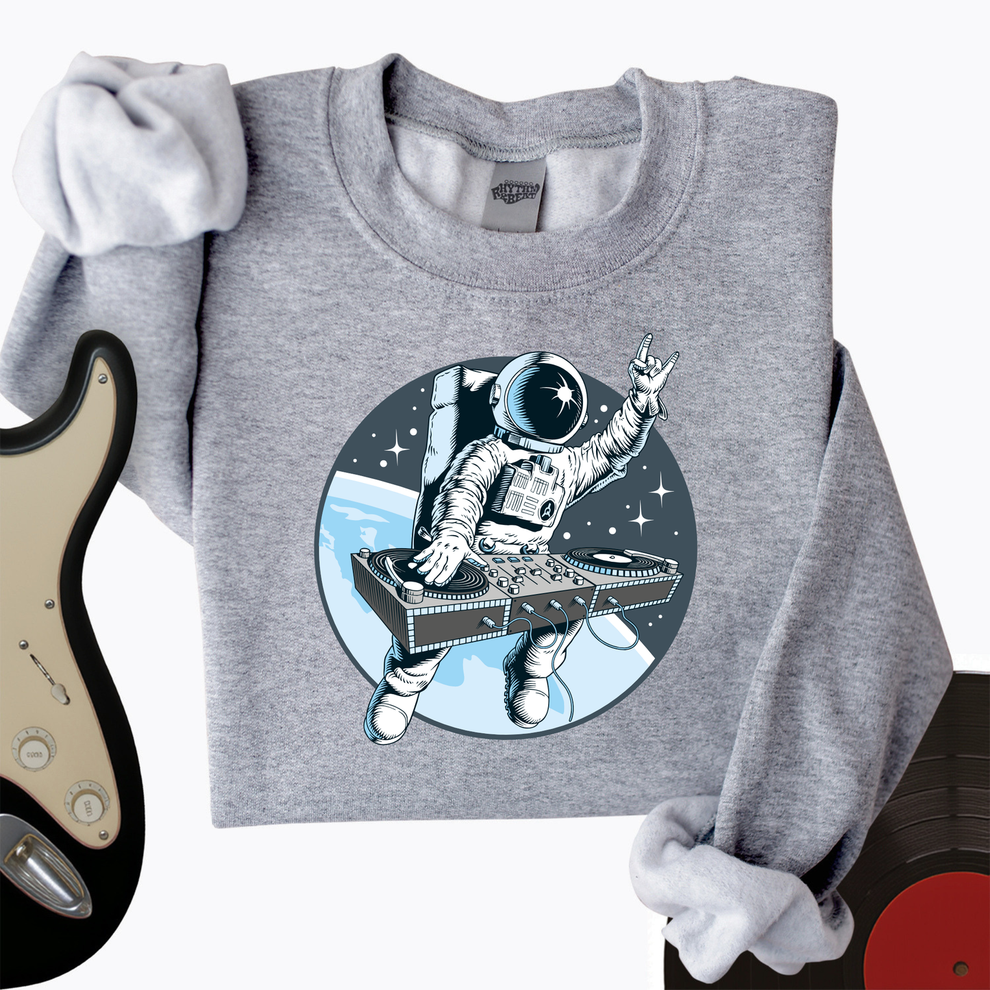 Outer Space DJ Crewneck