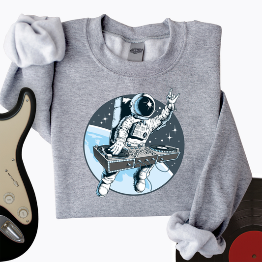 Outer Space DJ Crewneck