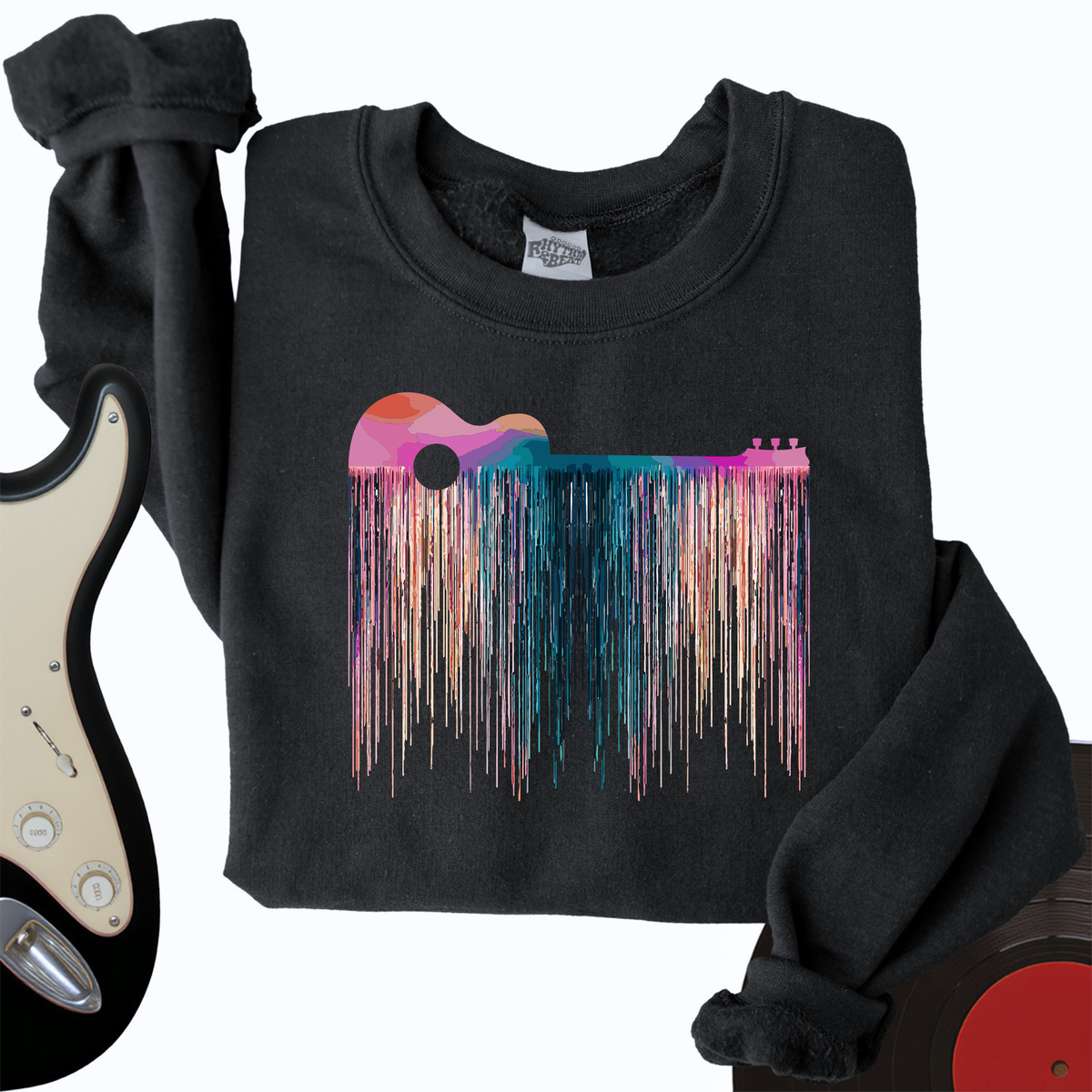 Trippy Guitar Crewneck