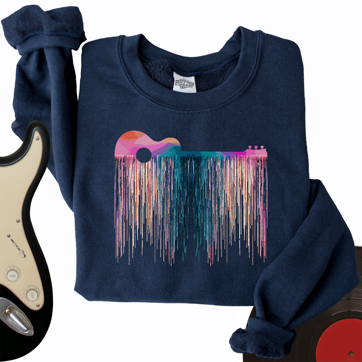 Trippy Guitar Crewneck