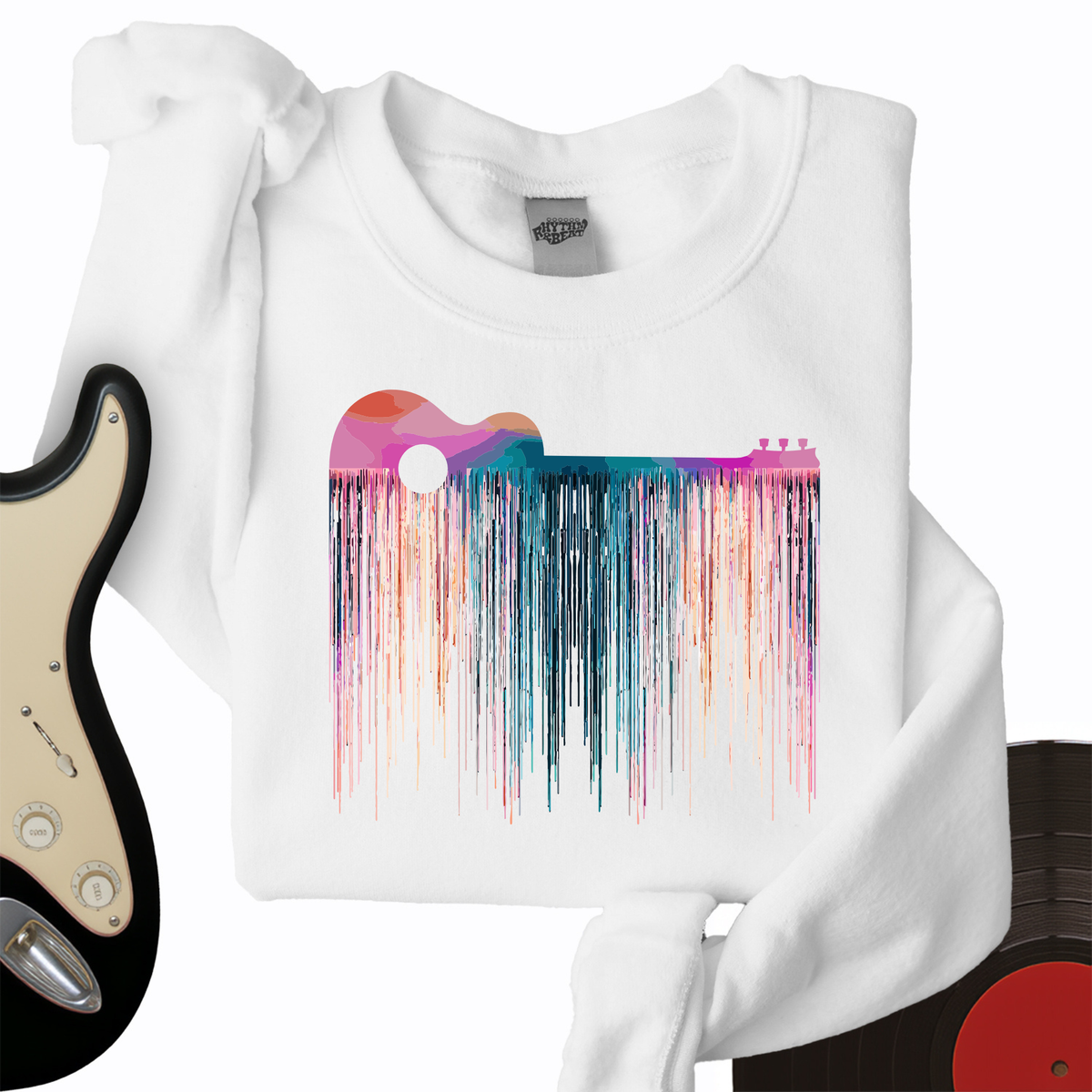Trippy Guitar Crewneck