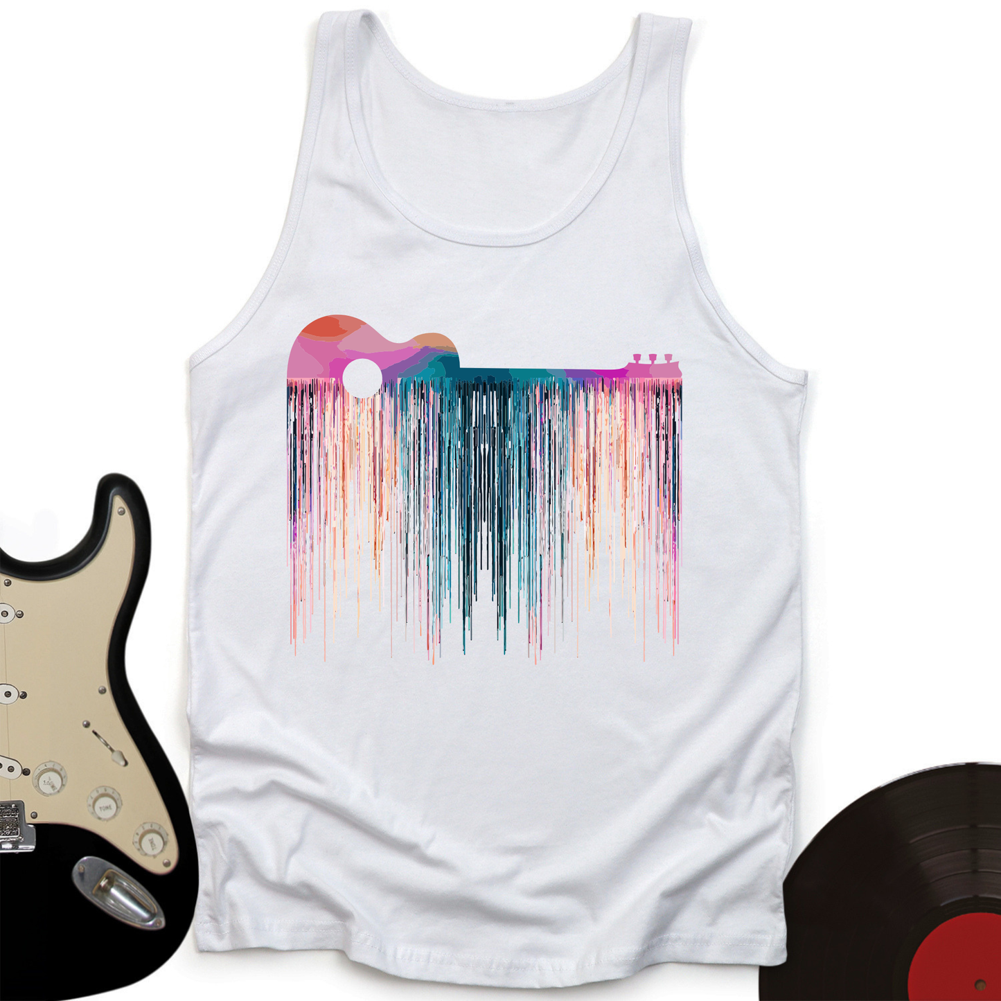 Trippy Guitar Tank Top