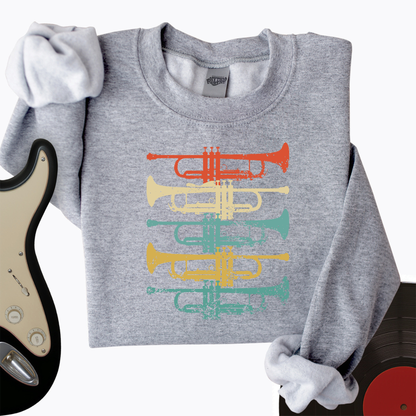 Trippy Trumpets Crewneck