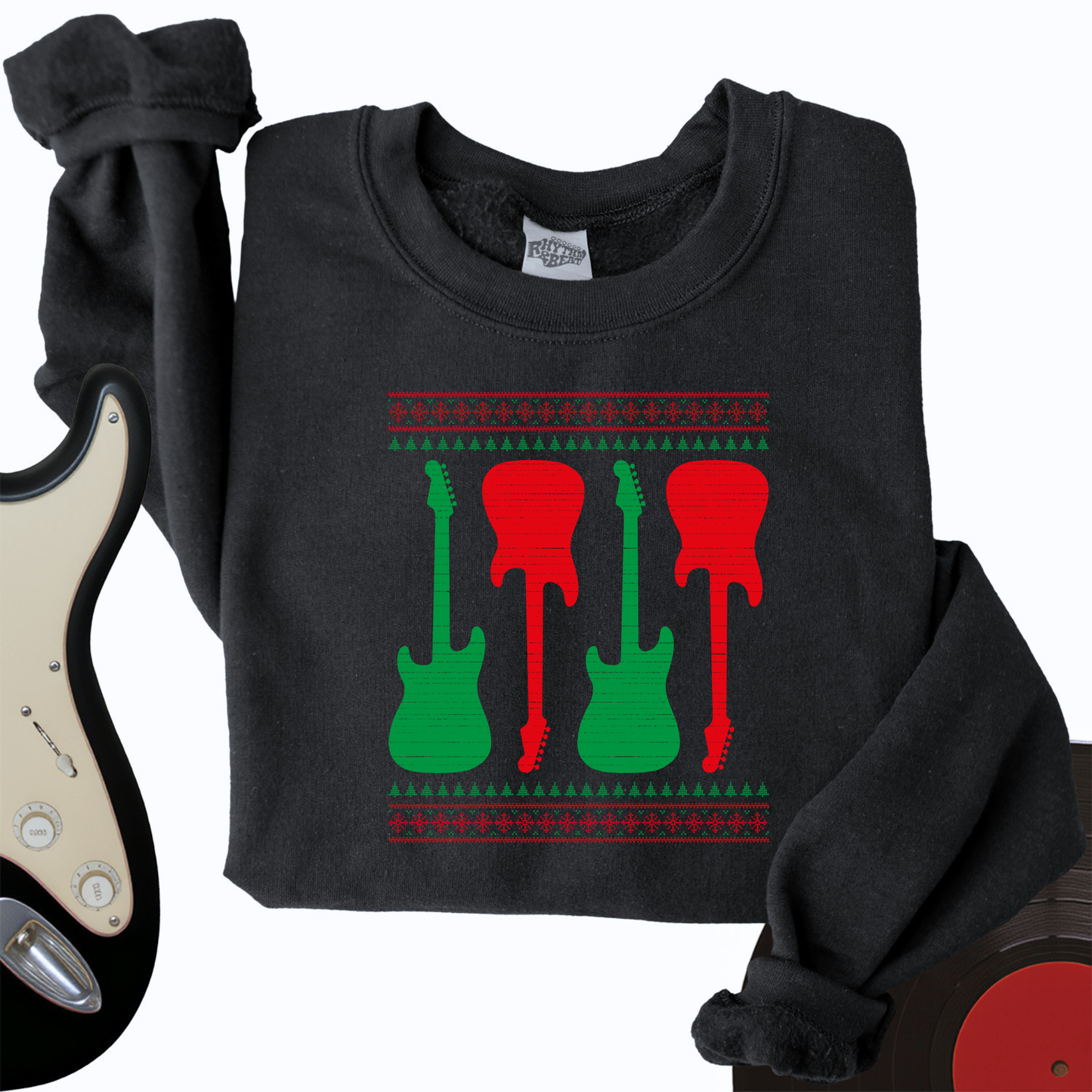 Ugly Guitar Holiday Crewneck