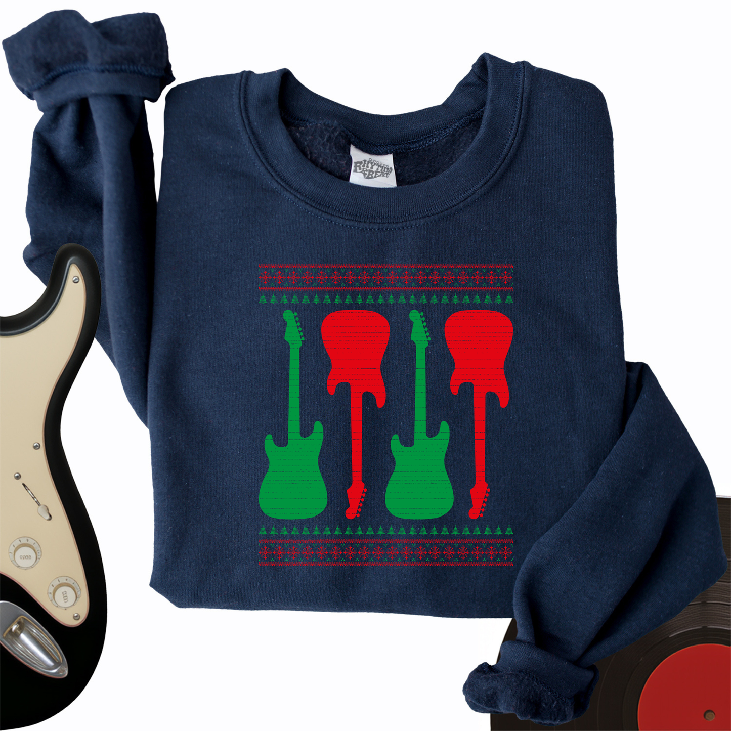 Ugly Guitar Holiday Crewneck