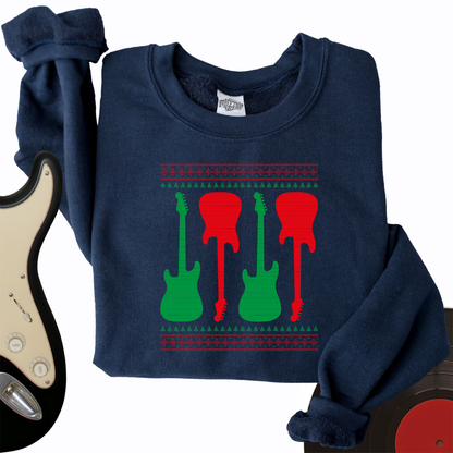 Ugly Guitar Holiday Crewneck