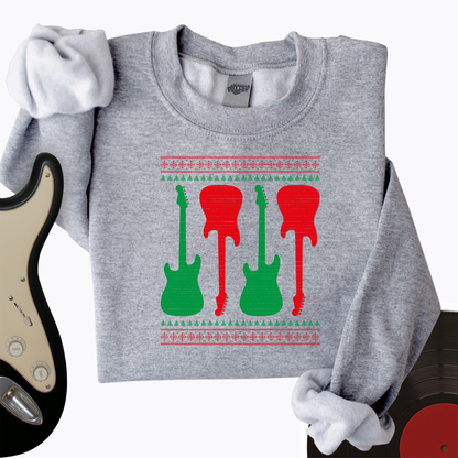 Ugly Guitar Holiday Crewneck