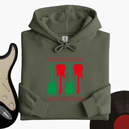 Ugly Guitar Holiday Hoodie
