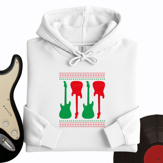 Ugly Guitar Holiday Hoodie