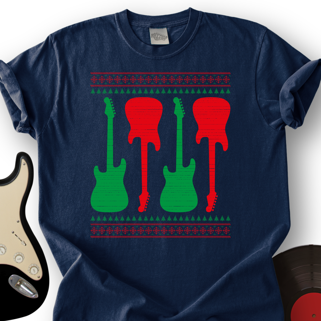 Ugly Guitar Holiday T-Shirt
