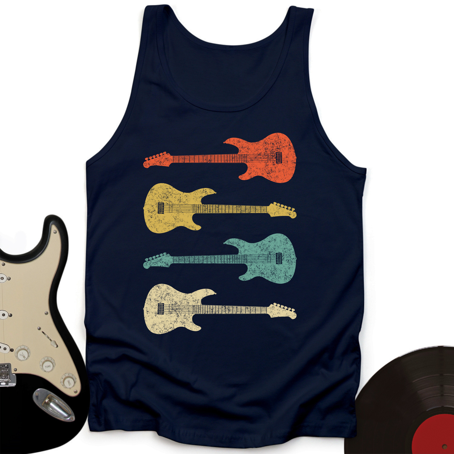 Vintage Bass Guitar Tank Top