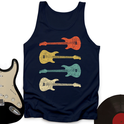 Vintage Bass Guitar Tank Top