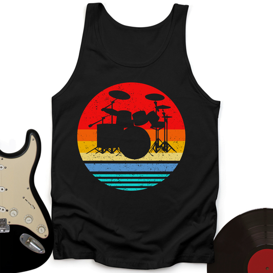 Vintage Drum Set Tank Top